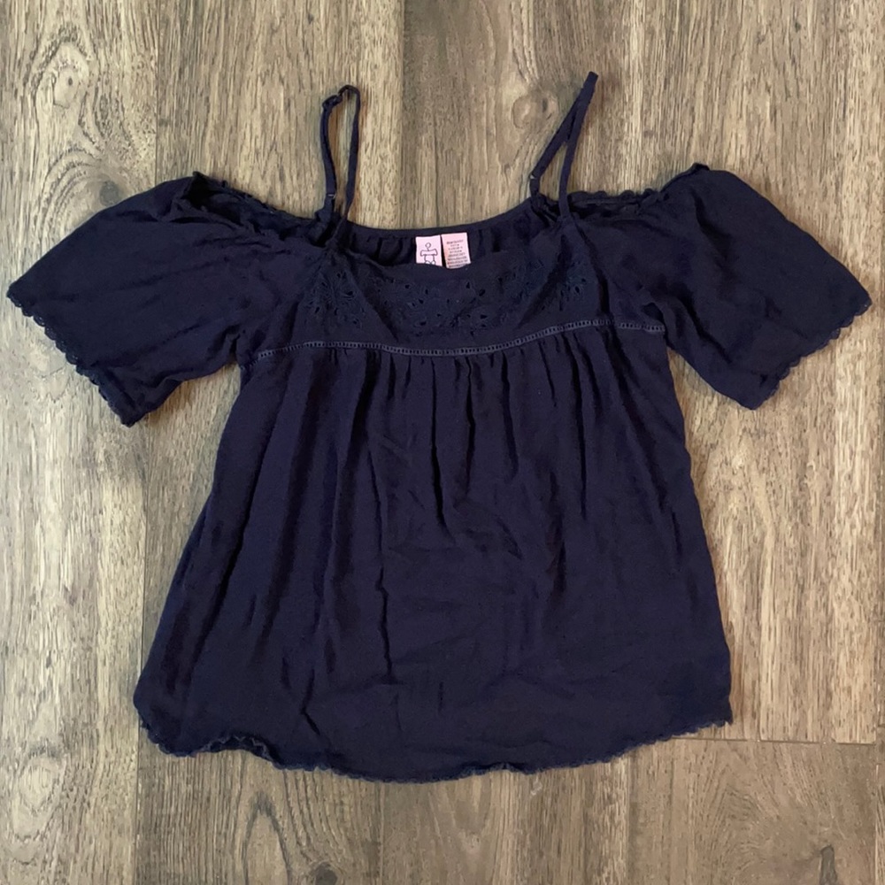💋Open shoulder crop